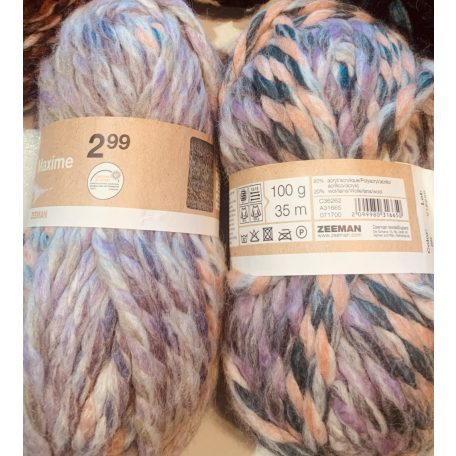 495g Zeeman Maxime fonal 80% akril+ gyapjú