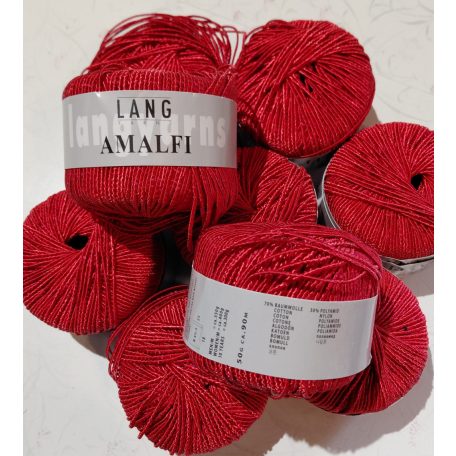450g Lang Yarn Amalfi fonal =0% pamut+ poliamid 