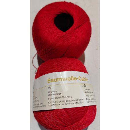 100g Cablé mercerizált pamut 