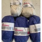 220g Austermann fonal 50% tisztagyapjú+ poliakril