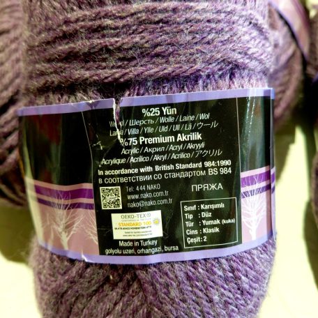 480g Nako fonal 75% prémium akril+ gyapjú