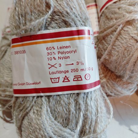 460g Super Lina fonal 60% len+30% poliakril+ nylon