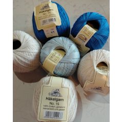 300g mercerizált pamut horgolócérna