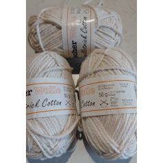 150g Fisher Wolle fonal 58% pamut+ poliakril