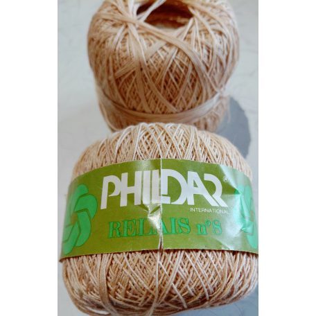 100g  Phildar mercerizált pamut horgoló fonal 