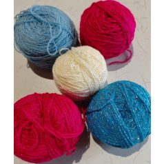 240g akril fonal+ metál