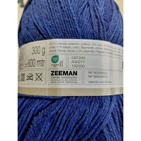 300g Zeeman fonal 46% poliészter+ 28% akril+ pamut