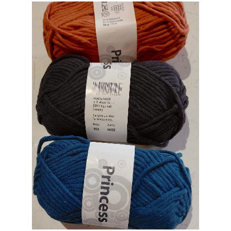 150g Princess fonal 55% poliakril+ pamut