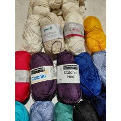 980g mercerizált pamut fonal csomag