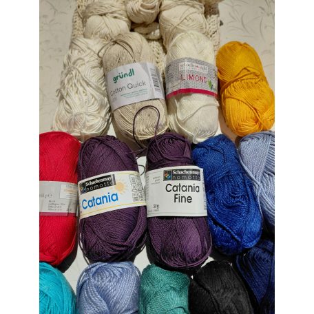 980g mercerizált pamut fonal csomag