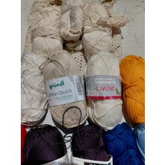 980g mercerizált pamut fonal csomag