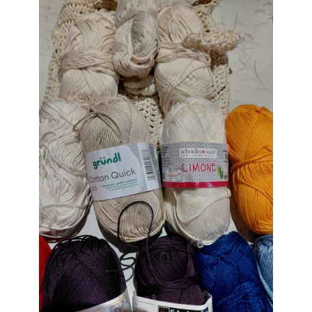 980g mercerizált pamut fonal csomag