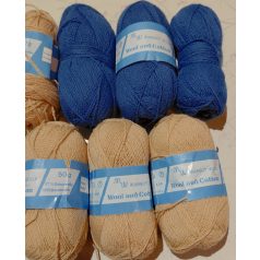 320g margot fonal 67% tisztagyapjú+ pamut 