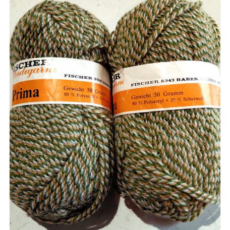 100g Fischer prima  fonal 80% poliakril+ gyapjú