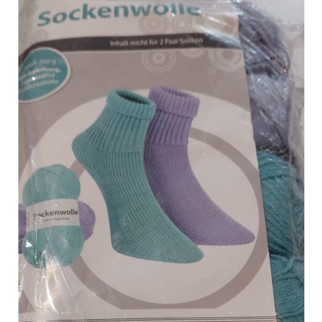 200g Sockenwolle zoknifonal  75% tisztagyapjú+ poliamid