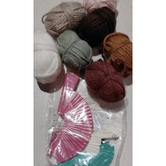 pompon készítő fonallal