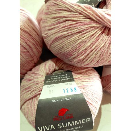 300g Pro Lana Viva Summer fonal 95% pamut+ poliészter