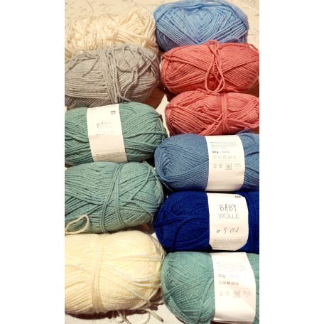500g Rico Design Baby Wolle fonal 90% poliakril+ poliamid
