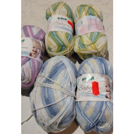 250g Gründl Baby color fonal 70% poliakril+ poliamid 
