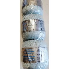 150g világoskék fonal  76% pamut+ viszkóz