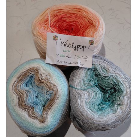 480g Woolypop fonal 50% pamut+ akril