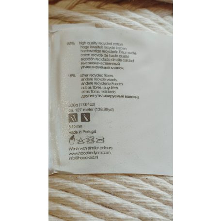 500g Spesso Chunky Cotton Noir pamut makramé fonal