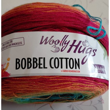 200g Wolly Hugs Bobbel Cotton fonal 50% pamut+ poliakril