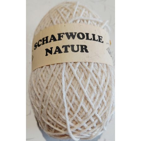 100g natur szűz gyapjú fonal