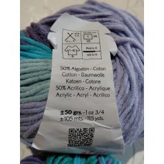 100g Katia Alabama Color fonal 50% pamut+ akril