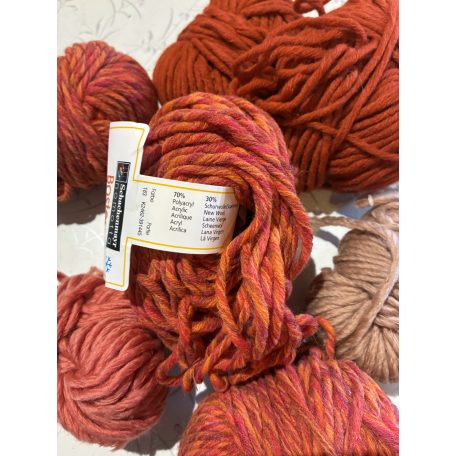 280g Boston multi color fonal 70% akril+ gyapjú