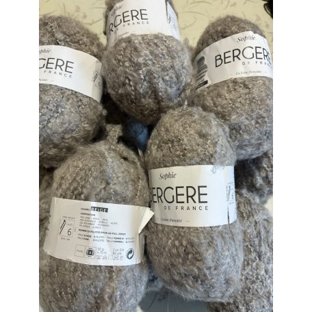 600g Sophie bergere fonal 45% gyapjú+40% akril+ 11% poliamid+ alpaka