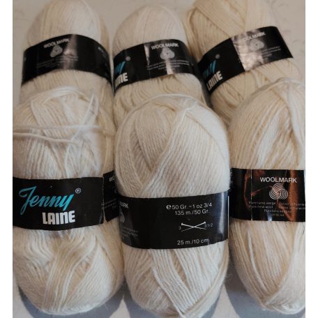 300g Jenny Laine fonal 100% tiszta szűz gyapjú 