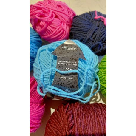 295g Lana Grossa Elastico Big fonal 96% pamut+ poliészter