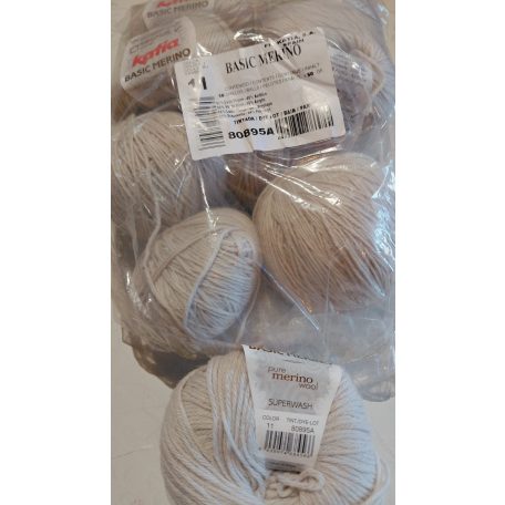 600g Katia Basic Merino fonal 52% szűz gyapjú+ poliakril
