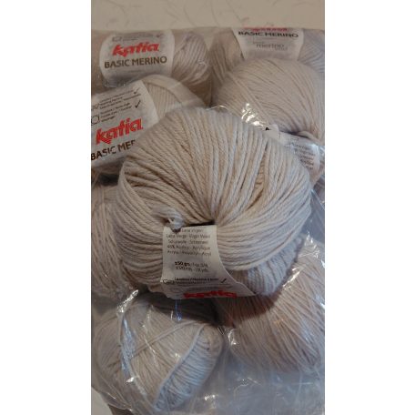600g Katia Basic Merino fonal 52% szűz gyapjú+ poliakril