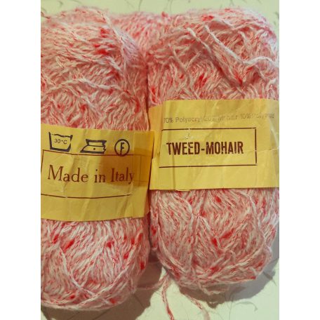 146g Tweed mohair fonal 70% poliakril+ 20% mohair+ poliamid
