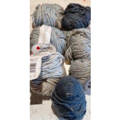   340g Gedifra Riana Big fonal 50% tiszta gyapjú+ 45% poliakril+ viszkóz 