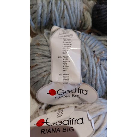 340g Gedifra Riana Big fonal 50% tiszta gyapjú+ 45% poliakril+ viszkóz 