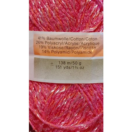 390g Twinny fonal 41% pamut+ 26% poliakril+ 19% viszkóz+ poliamid