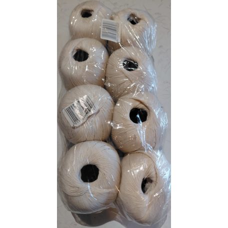 400g mercerizált pamut horgolócérna 