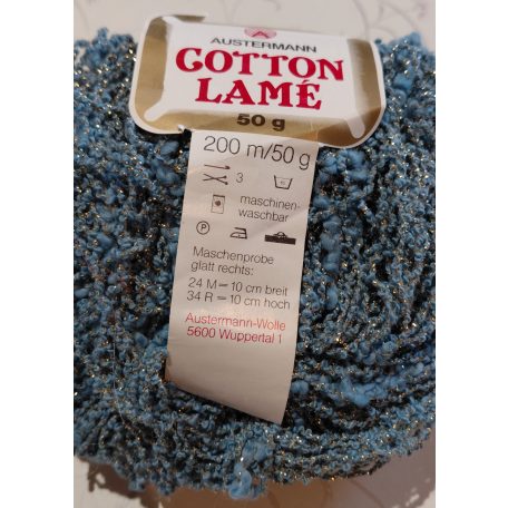 45g Austermann Cotton Lamé pamut fonal