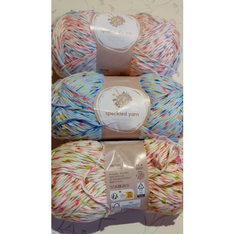 450g Alison&Mae speckled fonal 100% poliészter