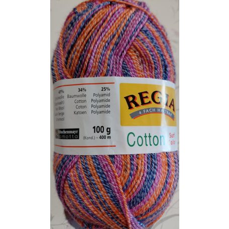100g Regia Cotton Surf Color zoknifonal