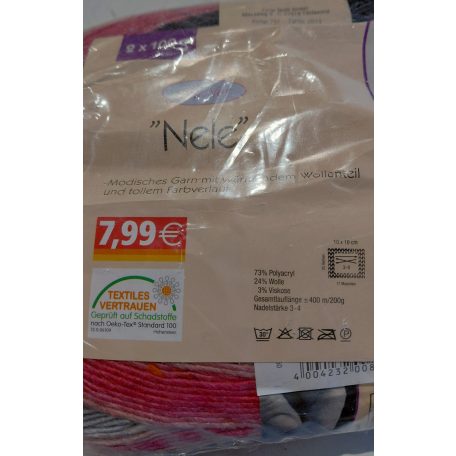 200g Elle'Nor fonal 73% poliakril+ 24% gyapjú+ viszkóz