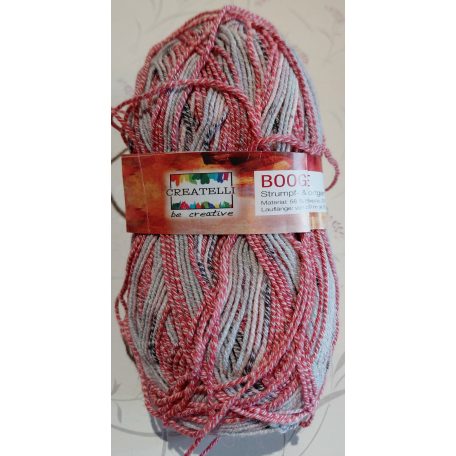 50g Boogie zoknifonal 58% pamut+ 33% poliakril+ poliamid