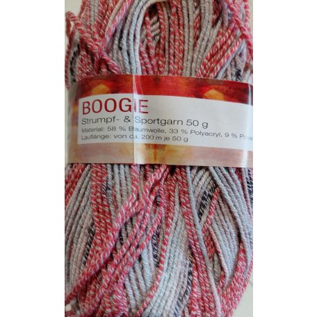 50g Boogie zoknifonal 58% pamut+ 33% poliakril+ poliamid