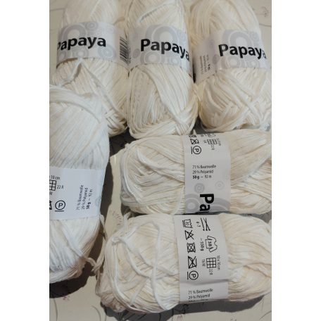 300g Papaya fonal 71% pamut+ poliamid