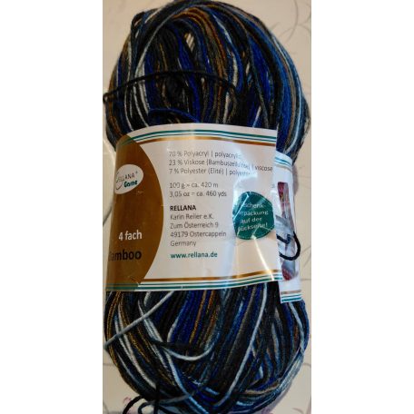 100g Rellana Flotte Socke Woll free bamboo zoknifonal