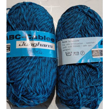100g Junghans Wolle ABC Cablee tiszta gyapjú fonal