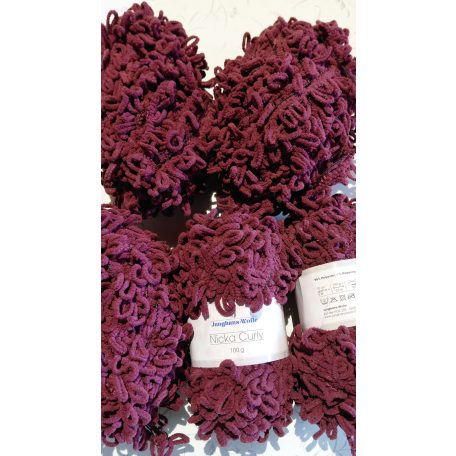 500g Junghans Wolle Nicka Curly fonal 
